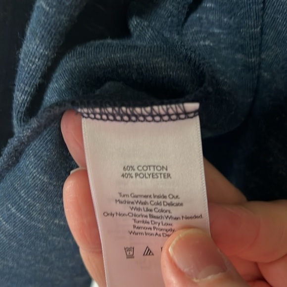 Women’s Eddie Bauer Navy long sleeve cardigan size‎ 2XL comfy warm - Picture 5 of 5